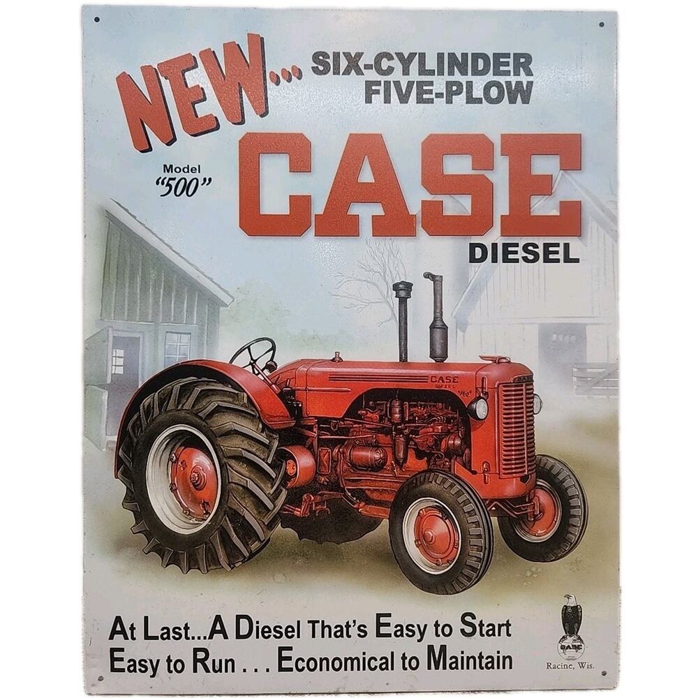 Vintage 2004 Case Model 500 Tin Advertising Sign [79]